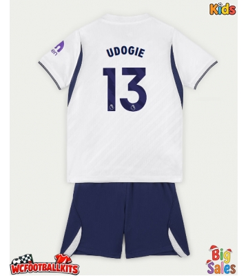 Tottenham Hotspur Destiny Udogie #13 Replica Home Stadium Kit for Kids 2026-27 Short Sleeve (+ pants)